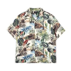 H&M Mens Tropical Camp Hawaiian Shirt XL Multi Resort Relaxed Beach Summer Aloha